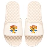 Men's ISlide Cream Garfield Sports Star Graphic Slide Sandals