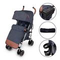 Ickle Bubba Discovery Prime Stroller (Supplier Colour: Denim Blue / Silver)