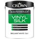 Crown Contract Vinyl Silk Emulsion Paint 5L Brilliant in White