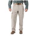 5.11 Tactical Men's Cotton Canvas Cargo Trousers, with Action Waistband, Style 74251, Khaki, 34x32