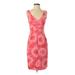Michael Kors Collection Casual Dress - Sheath V Neck Sleeveless: Pink Dresses - Women's Size 4