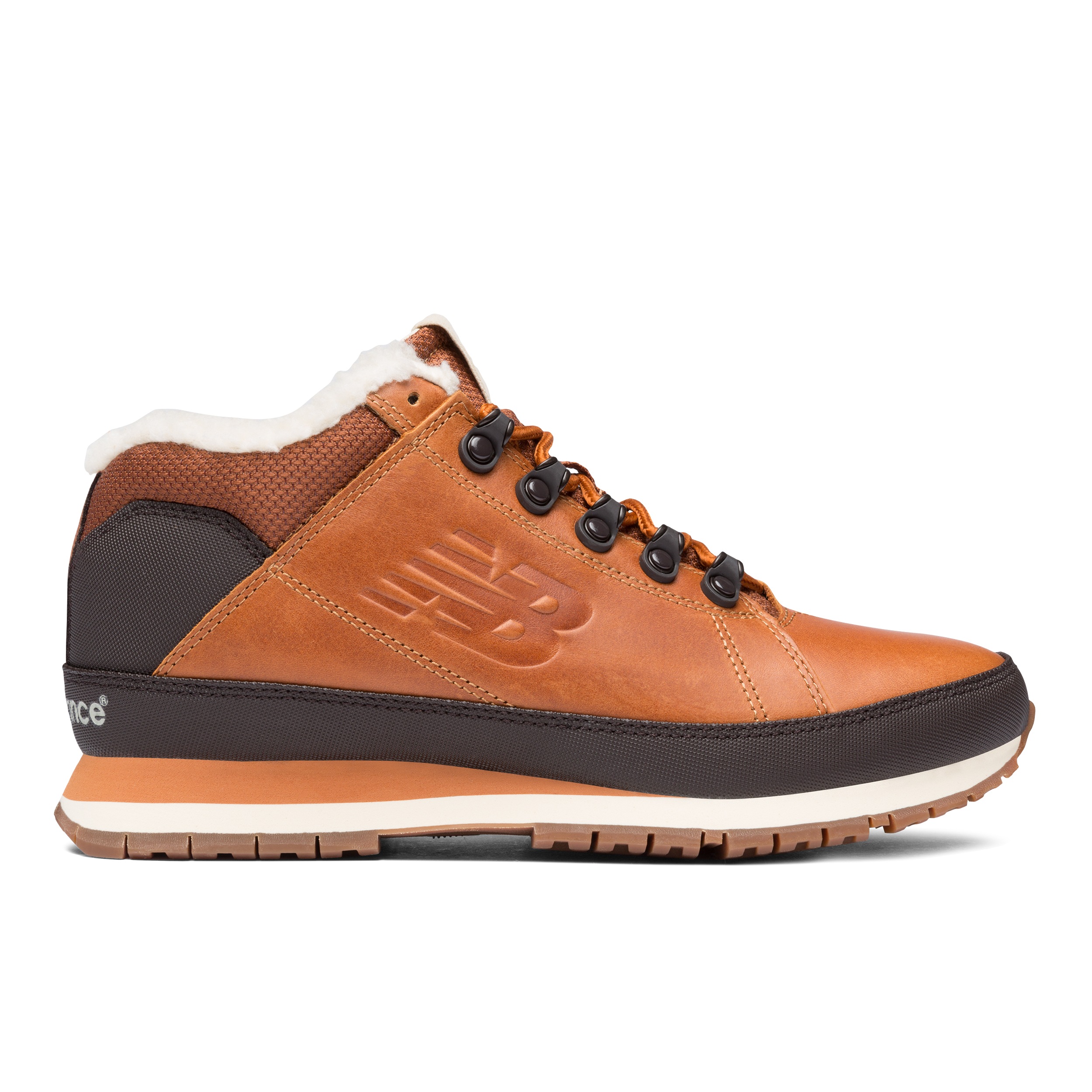 Sneaker NEW BALANCE "754", Gr. 42,5, braun, Leder, Schuhe