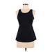 FILA Active Tank Top: Black Activewear - Women's Size Medium