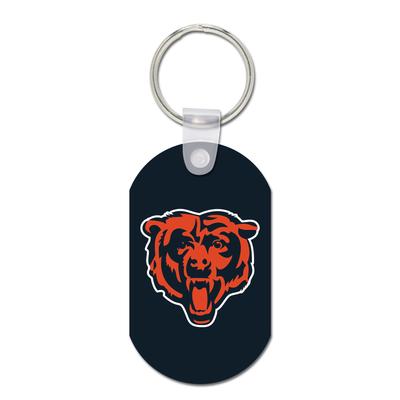 Chicago Bears Metall-Logo-Schlüsselanhänger – Aluminium Image