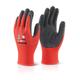 Click - m/p black latex poly glove med - Black - Black