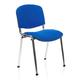 Dynamic BR000068 ISO Stacking Frame Chair Without Arms - Blue