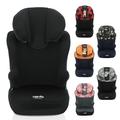 Nania - Start I 106-140 cm R129 i-Size Belted Booster car seat - for Children Aged 5 to 10 - Height-Adjustable headrest - Reclining Base - Made in France (Black Access)