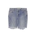 American Eagle Outfitters Denim Shorts: Blue Print Mid-Length Bottoms - Women's Size 10 Petite - Stonewash