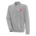 Men's Antigua Heather Gray Atlanta Hawks Victory Full-Zip Jacket