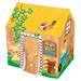 Bestway 3' x 2' Indoor/Outdoor Use Polyester Playhouse Polyester in Yellow | 48 H x 30 W x 40 D in | Wayfair 52007E