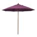 Freeport Park® Inglesbatch 9 Ft. Commercial Woodgrain Market Patio Umbrella Fiberglass Ribs In Sunbrella Metal | 103 H x 108 W x 108 D in | Wayfair