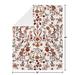 Sweet Jojo Designs Rust Orange/Ivory/Off White in Orange/White | 36 H x 30 W in | Wayfair Blanket-WildFlower-IV-OR