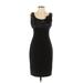 Adrianna Papell Cocktail Dress: Black Dresses - Women's Size 4 Petite