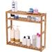 Clevie Red Barrel Studio® Bamboo Bathroom Shelf, 3-Tier Adjustable Plants Rack, Wall-Mounted Or Stand, In The Living Room, Balcony, Kitchen | Wayfair