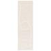 White 60 x 36 x 0.625 in Indoor Area Rug - Ivy Bronx Soho 628 Area Rug In Beige/Ivory Viscose/Wool | 60 H x 36 W x 0.625 D in | Wayfair