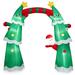 The Holiday Aisle® Jaki Decoration, Polyester in Green/Red | 132 H x 132 W x 33.5 D in | Wayfair E895F89E71F146C19EB0B11A2C883941