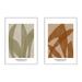 Birch Lane™ Zabini 3 & 4 Framed On Canvas 2 Pieces Print Canvas in Brown/Green | 10 H x 7 W x 1.25 D in | Wayfair A5251B21CA314896AA6DEACABBBA62BF
