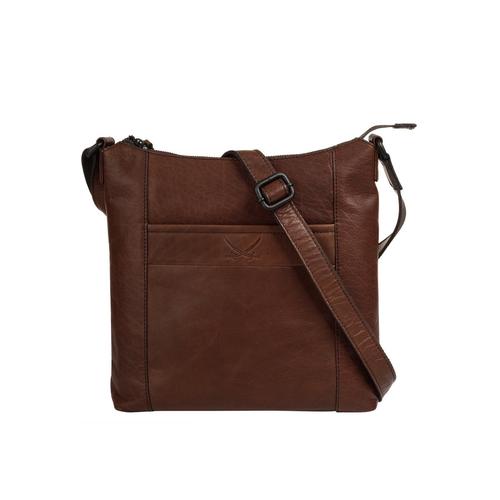 Sansibar Umhängetasche Damen cognac, ONE SIZE