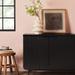 Middlebrook Minimal Fluted Four-Door Buffet Sideboard