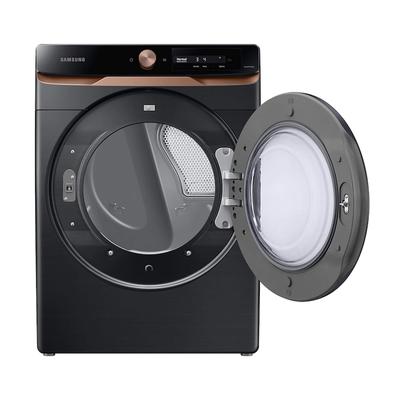 Samsung 7.5 cu. ft. AI Smart Dial Electric Dryer with Super Speed Dry and MultiControl™ in Brushed Black
