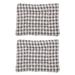 2Pcs Pet Sleeping Mats Pet Floor Pads Cozy Pet Throw Rugs Sofa Covered Cushions