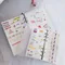 Livre de rangement de feuilles mobiles en papier blanc A5 A6 A7, 40 feuilles pour ruban Washi, accessoires de ruban de masquage, outil de bricolage pour Scrapbooking
