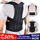 Ceinture Lombaire Renforcée Support Dorsal Réglable Attelle de Colonne Vertébrale Entraîneur de