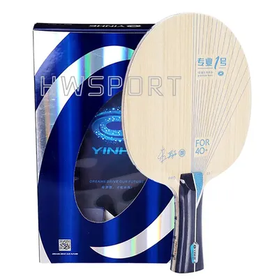 YINHE-Lame de tennis de table PRO 01 lame de ping-pong avec boîte d'emballage d'origine fibre ALC