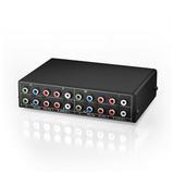 3-Way RGB Component AV Switch Video Audio Selector 3 in 1 Output Ypbpr Component RGB Switcher Box for TV 360