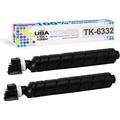 MADE IN USA TONER Compatible Replacement for use in Kyocera Ecosys P4060dn TK-6332K 1T02RS0US0 Black 2-Pack