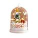 Mini Christmas Trees in Glass Dome Christmas Decorations Children s Luminous Gifts Small Night Lights Tabletops Christmas Trees and Snow Decorations