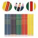 20Pcs Portable China Markers Household Grease Pencils Peel-off Crayon Pencils Drawing Accessory