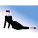 Retouch Colorization Audrey Hepburn Alien - Laminated Poster Print - 20 Inch by 30 Inch with Bright Colors and Vivid Imagery