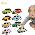 MesaSe Diecast Metal Pullback Cars | Friction-Powered Toy Cars for Kids | 8Pack Mini Car Set | Ages 3 and Older! Toddler Toys | Die Cast Metal Toy Cars