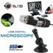 Portable USB Digital Microscope 40X-1000X Electron Microscope with 8 LED light & Black Sucker Bracket