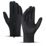 Winter Sport Glove for Men Women Warm Touchscreen Gloves Waterproof Riding Gloves for Cycling Running Climbing - L