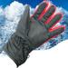 Men s Water Resistant Windproof Snow Protection Warm Adjustable Winter Sportswear Snowboard Ski Gloves (Royal Blue)