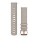 Watch Bands- Gray Suede with Rose Gold Hardware Replacement Band for vivomove