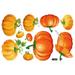 Meuva Thanksgiving Cross-border Turkey Sticker Pumpkin Maple Leaf Creative Static Stic Valentine Stickers Bulk Month Stickers for Baby Boy Small Stickers for Binders for Girls