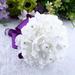 Artificial Flowers Plants Crystal Roses Bridesmaid Wedding Bouquet Bridal Artificial Silk Flowers Purple Artificial Christmas Tree Artificial Christmas Tree With Lights