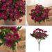 Yubnlvae Artificial flowers Artificial Flower 21 Heads Silk Daisy Sun Flower Bouquet Plants Home Decoration