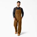 Dickies Men's Waxed Canvas Double Front Bib Overalls - Brown Duck Size 2Xl (DB400)