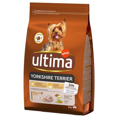 3kg Yorkshire Terrier Adult Huhn Ultima Hundefutter trocken