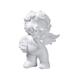 Wiueurtly Garden Cherub Healed Cherub For Cemetery Garden Statues Baby Angel Resin Cherub Statue Garden Miniature Cute Sculpture Memorial Gold White