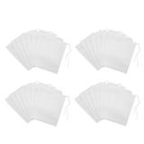 200pcs Tea Filter Bags Disposable Tea Bags Loose Leaf Tea Bags (White)