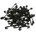 MSJUHEG Plant Stakes Plant Support Hanging Clip 50Pcs Tied Fixing Tools Sticks Vines Plastic Patio & Garden Plant Stand Black