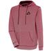 Men's Antigua Garnet Arizona Coyotes Axe Bunker Tri-Blend Pullover Hoodie