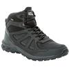 Wanderschuh JACK WOLFSKIN "WOODLAND 2 TEXAPORE MID M", Gr. 41, schwarz, Synthetik, Textil, sportlich, Schuhe, wasserdicht, Trekkingschuh