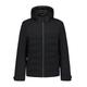 Softshelljacke ICEPEAK "H STRICKFLEECEJACKE AGAR" Gr. 52, schwarz (black) Herren Jacken Outdoorjacken