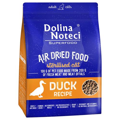 Sparpaket: 2x1kg Dolina Noteci Superfood Sterilised Feline Ente Katzenfutter trocken